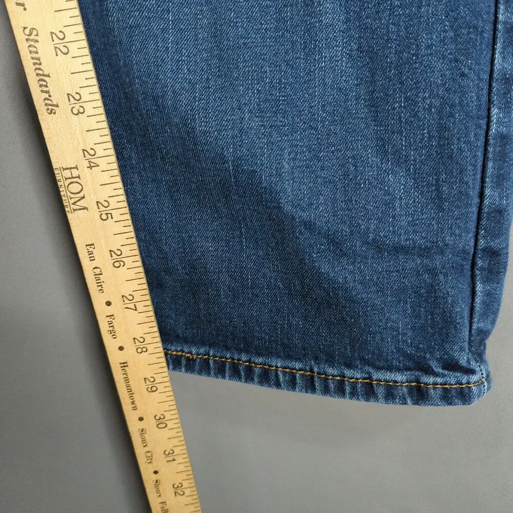 Levis 561 Jeans Mens 34x30 Blue Relaxed Straight Faded‎